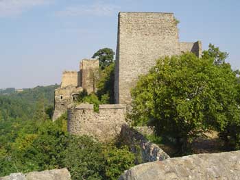 Zcenina hradu Corntejn
